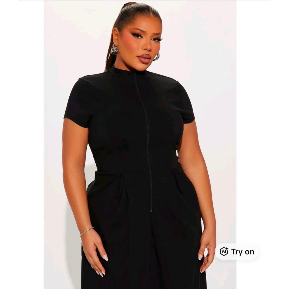 Too Busy To Care Maxi Dress BLACK - Picture 4 of 5